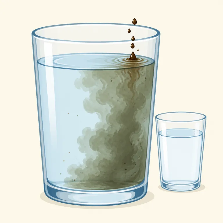 tainted（汚染された・形容詞）の覚え方イラスト — taint は「汚す」、tainted は「汚された」と押さえましょう