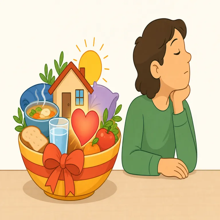 take a for granted（Aを当たり前に思う・句動詞）の覚え方イラスト — take A for granted は、Aを「当然そうあるもの」として扱う表現です
