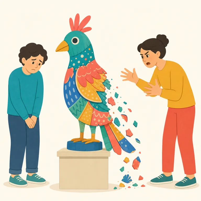take apart（分解する・句動詞）の覚え方イラスト — take は「手に取る・扱う」、apart は「離れて」