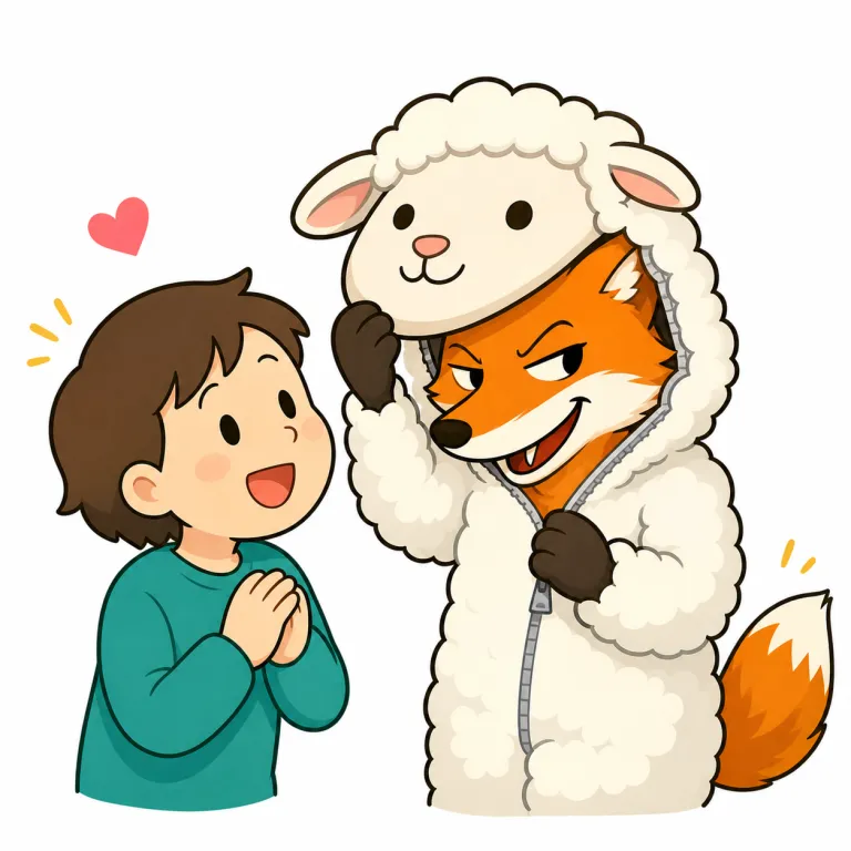 take in（だます・phrasal_verb）の覚え方イラスト