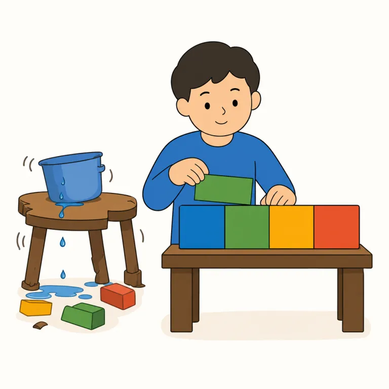 take steps（手を打つ・イディオム）の覚え方イラスト — step を「一歩」だけでなく「段階・手順」として捉えると覚えやすい表現です