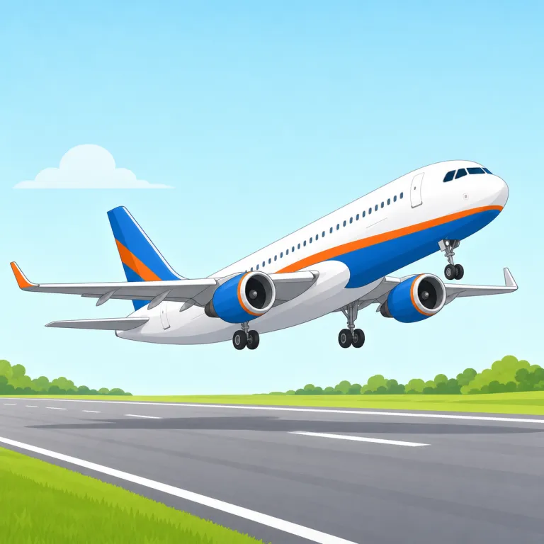 takeoff（離陸・名詞）の覚え方イラスト — 句動詞 take off の「地面から離れる」というイメージを名詞化したのが takeoff（離陸）です