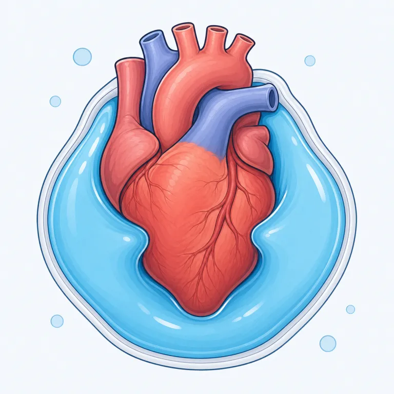 tamponade（タンポナーデ・名詞）の覚え方イラスト — まず cardiac tamponade という頻出セットで覚える