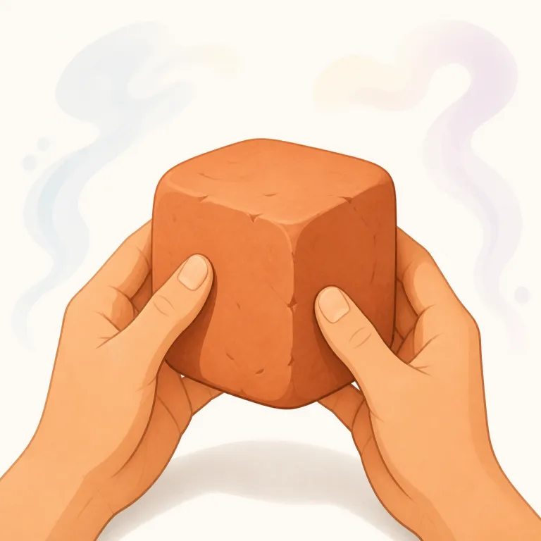 tangible（有形の・形容詞）の覚え方イラスト — このエントリの tangible は「明確な」という比喩的な基本義ではなく、「有形の、物として存在する」という物理的な意味です