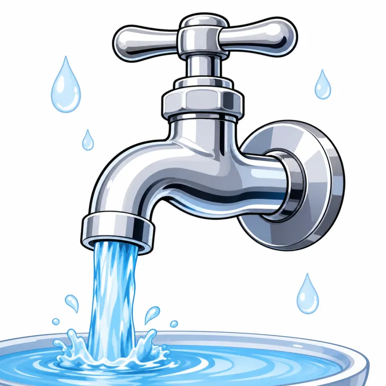 tap（蛇口・noun）の覚え方イラスト