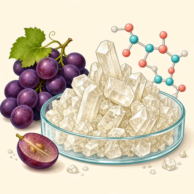tartrate（酒石酸塩・名詞）の覚え方イラスト — まず chemical な語尾 -ate を見たら「化学物質名、特に塩や化合物かも」と当たりをつける