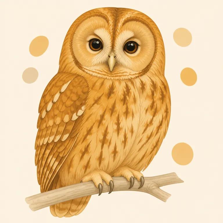 tawny（黄褐色の・形容詞）の覚え方イラスト — tan（日焼けした色）を知っていると入りやすい語