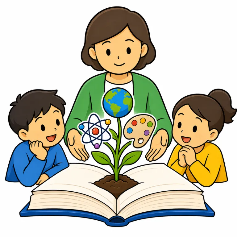 teaching（教育・noun）の覚え方イラスト