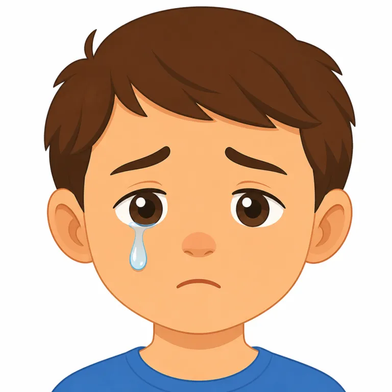 tear（涙・名詞）の覚え方イラスト — 名詞の tear は「目にたまって落ちる透明な粒」と場面で覚えると定着しやすい