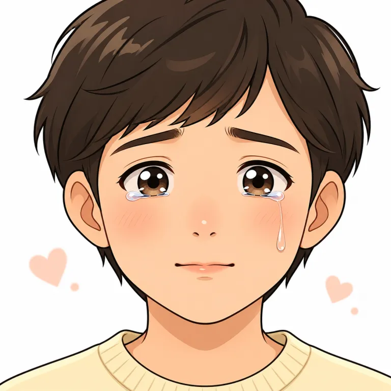 tear up（涙ぐむ・phrasal_verb）の覚え方イラスト
