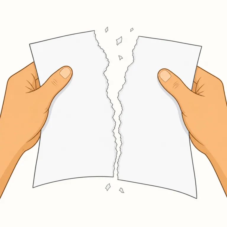 tear（引き裂く・verb）の覚え方イラスト
