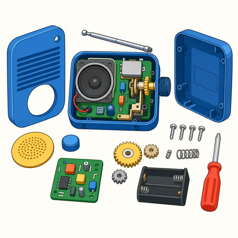 teardown（分解・noun）の覚え方イラスト
