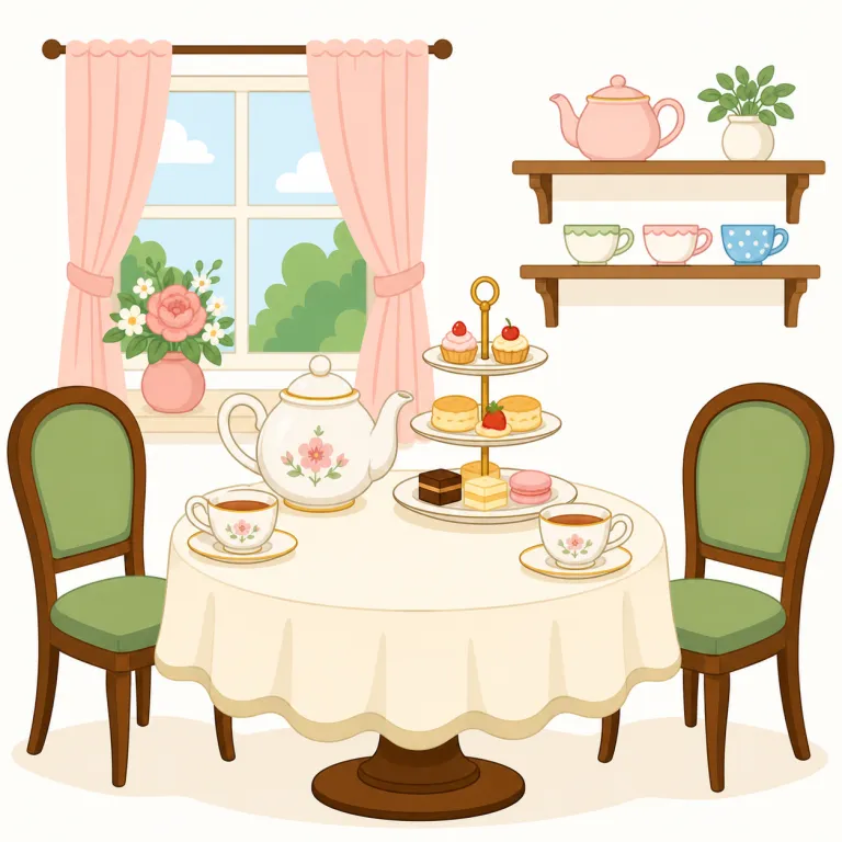 tearoomの覚え方イラスト