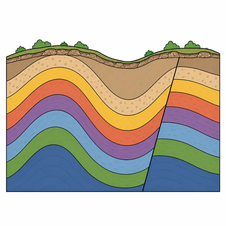 tectonics（構造地質学・noun）の覚え方イラスト