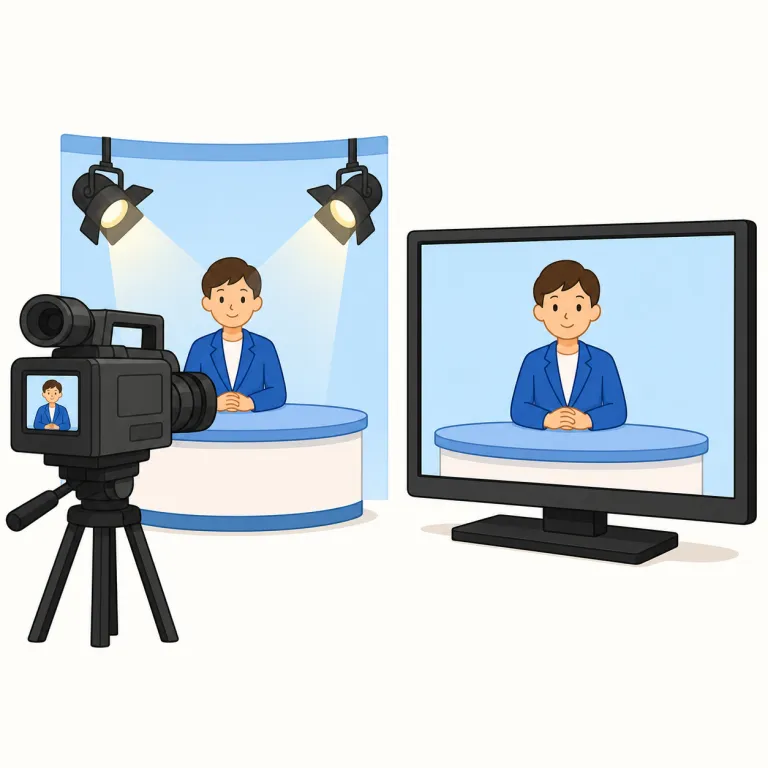 televise（テレビ放送する・動詞）の覚え方イラスト — television をそのまま動詞にした語、と覚えるのが最短です