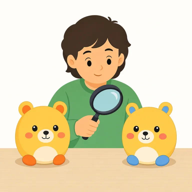 tell a apart（区別する、見分ける・句動詞）の覚え方イラスト — tell apart は apart=「離れて、別々に」を押さえると覚えやすいです