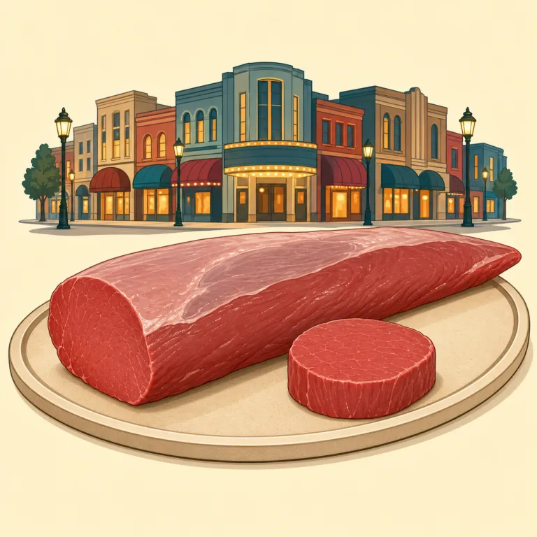 tenderloin（ヒレ肉、（都市の）歓楽街・名詞）の覚え方イラスト — まず料理・肉の文脈で「やわらかい腰肉」と分解して覚えるのが近道