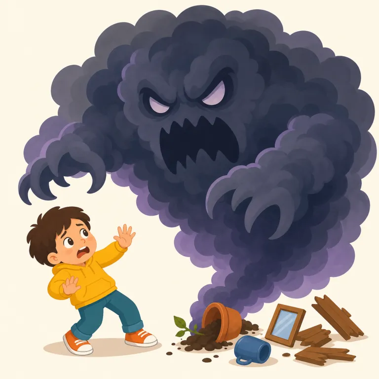 terrible（恐ろしい・adjective）の覚え方イラスト