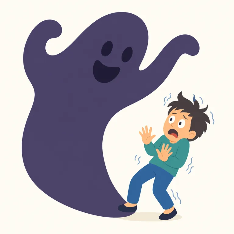 terrify（怖がらせる・動詞）の覚え方イラスト — terror を知っていれば連想しやすい語で、terrify は「相手に terror 級の恐怖を与える」と覚えると残りやすいです