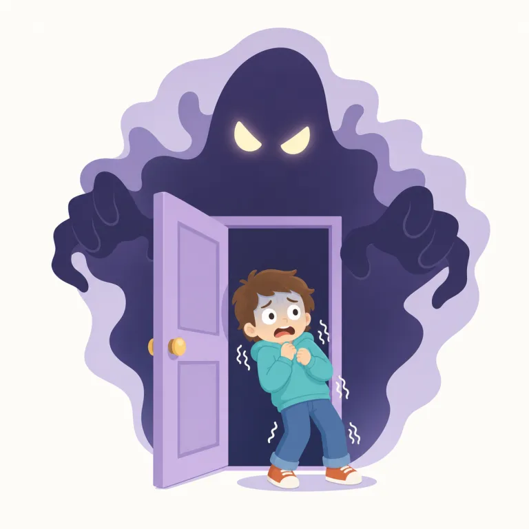 terrifying（恐ろしい・形容詞）の覚え方イラスト — まず terror を思い出すと核がつかめます