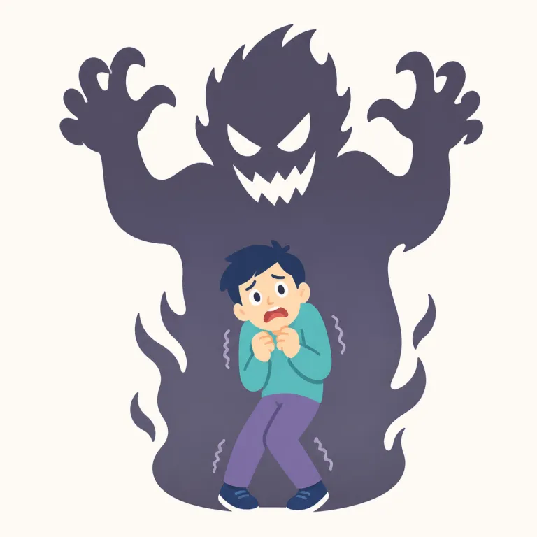 terrorise（恐怖を与える・動詞）の覚え方イラスト — まず terror「強い恐怖」を知っていれば、terrorise は「恐怖状態にする」と捉えやすい