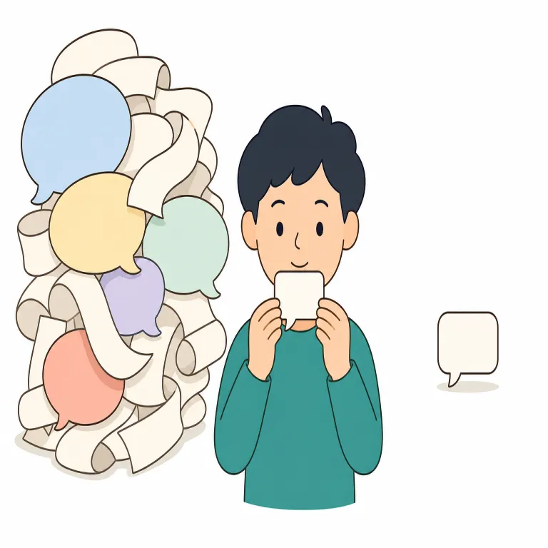 terse（簡潔な・形容詞）の覚え方イラスト — 短く言い切る語として覚える