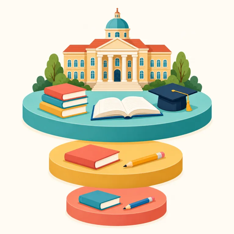 tertiary（第三の、高等教育の・形容詞）の覚え方イラスト — まず primary（第一の）→ secondary（第二の）→ tertiary（第三の）という並びでセットで覚えると定着しやすいです