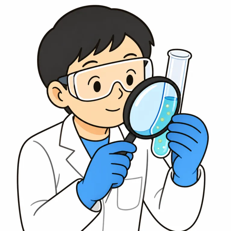 test（検査する・verb）の覚え方イラスト