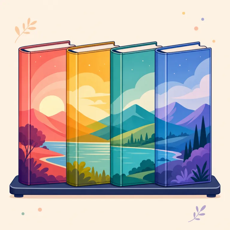 tetralogy（四部作・名詞）の覚え方イラスト — tetra- は「4」を表す言葉です