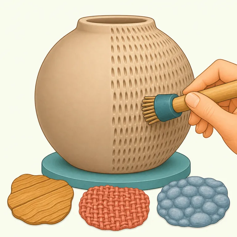texturing（テクスチャリング・名詞）の覚え方イラスト — まず基語の texture「手触り・質感」を確実に押さえ、その上で -ing が付いて「質感を与える作業・処理」と考えると覚えやすいです