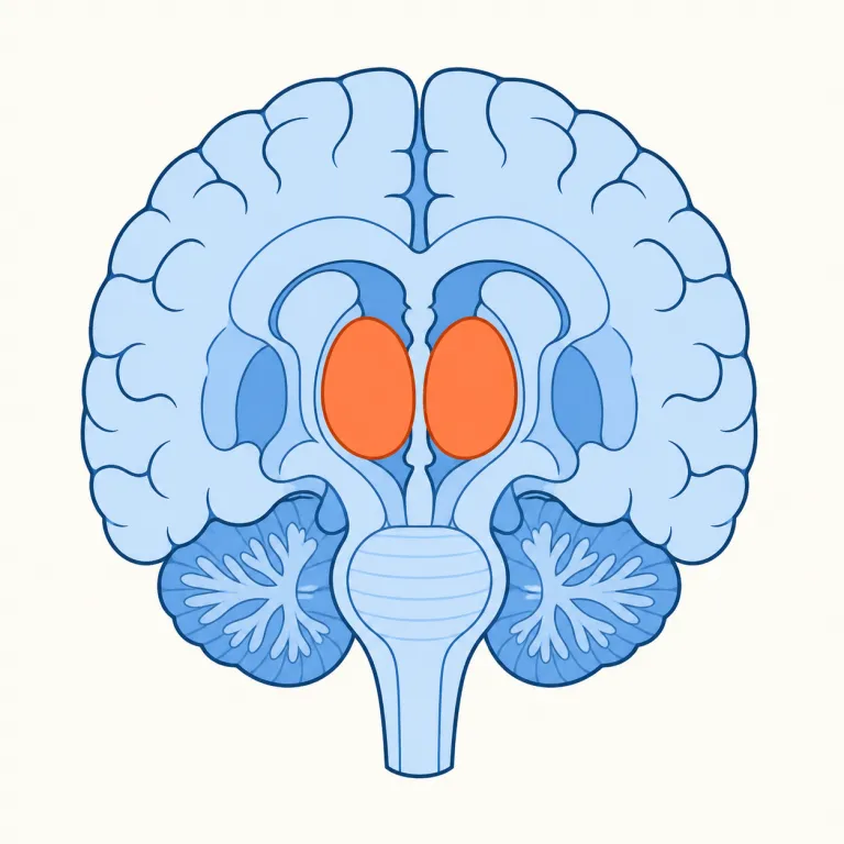 thalamus（視床・noun）の覚え方イラスト
