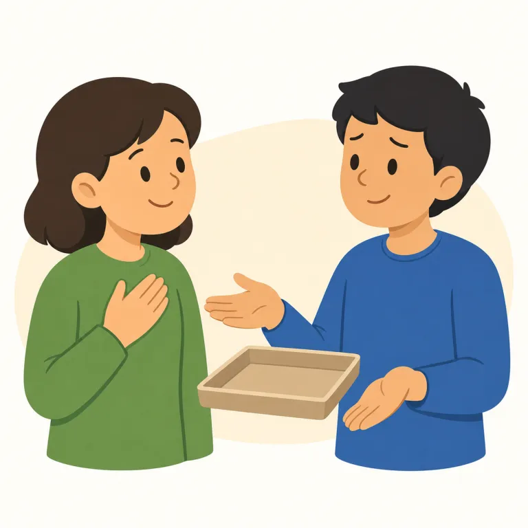thank you anyway（それでもありがとう・イディオム）の覚え方イラスト — thank you anyway は、「望んだ結果ではなかったが、それでも相手の手間には感謝する」ときの一言です