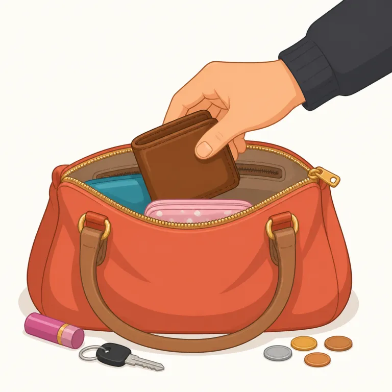 theft（窃盗・名詞）の覚え方イラスト — theft は thief（泥棒）とセットで覚えると定着しやすい語です