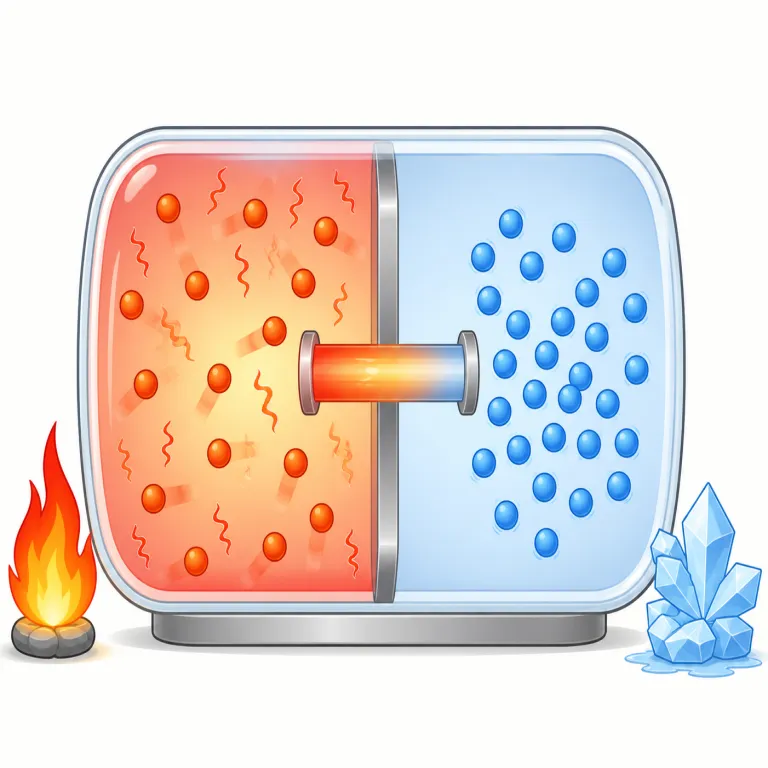 thermodynamically（熱力学的に・副詞）の覚え方イラスト — thermo = thermal / thermometer の「熱」、dynamic = 動き・力、-ally で「〜の観点で」