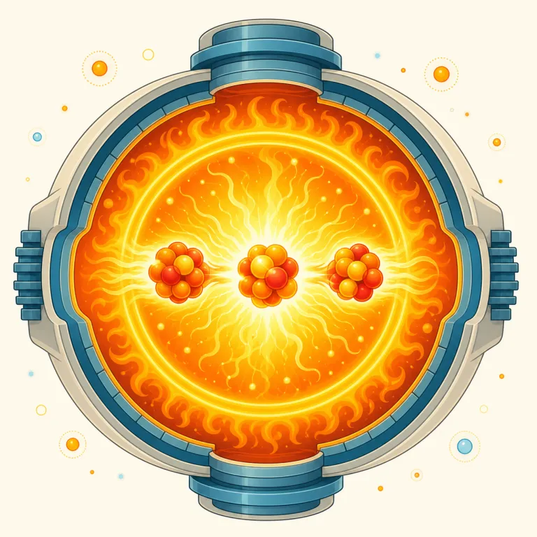 thermonuclear（熱核の・形容詞）の覚え方イラスト — thermo + nuclear の二つに分けると覚えやすいです
