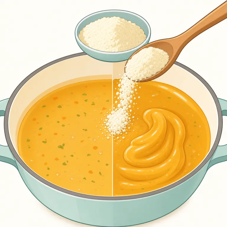 thickener（増粘剤・名詞）の覚え方イラスト — thick を知っていれば覚えやすい語です