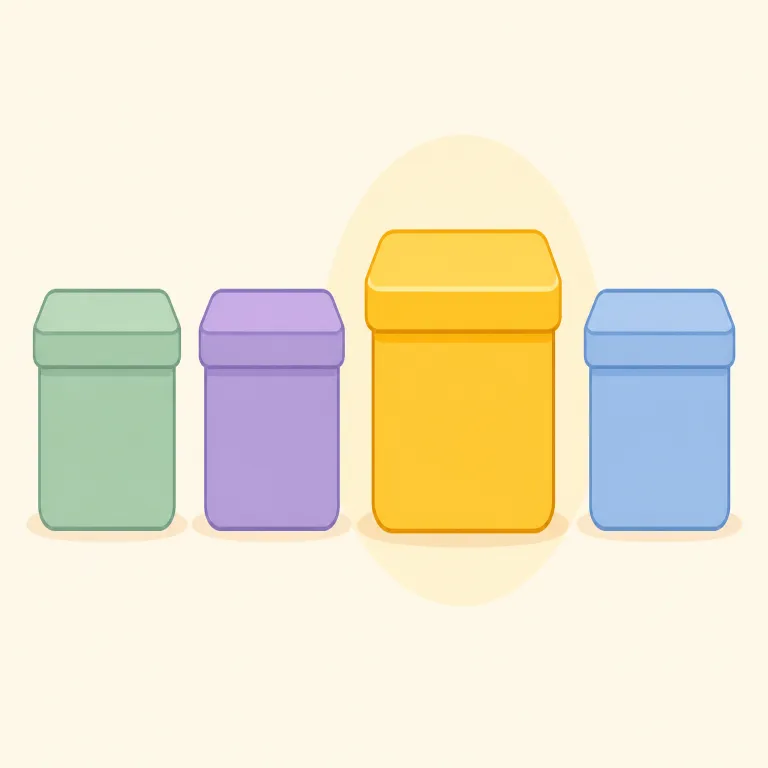 third（3番目の・形容詞）の覚え方イラスト — third は first, second に続く序数詞で、数そのものではなく「どの位置か」を決める語