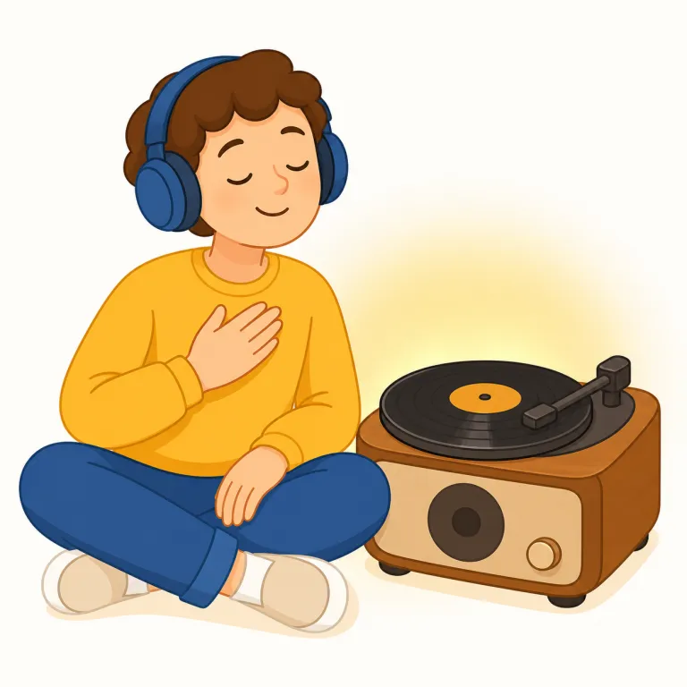 this is my favorite song（一番好きな曲・イディオム）の覚え方イラスト — "This is my favorite song" は文全体をかたまりで覚えるのが近道です