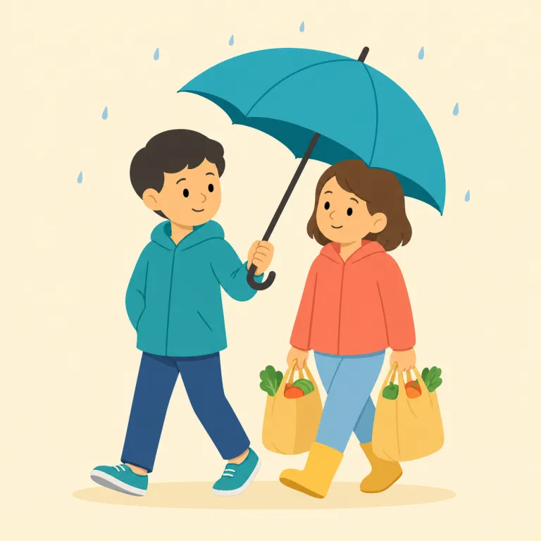 thoughtfully（思慮深く・副詞）の覚え方イラスト — まず thoughtful を核にすると覚えやすいです