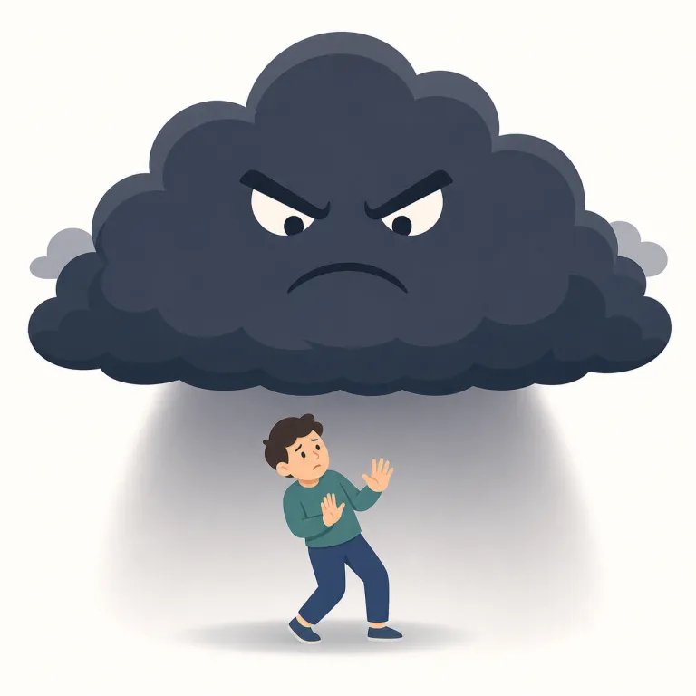 threateningの覚え方イラスト