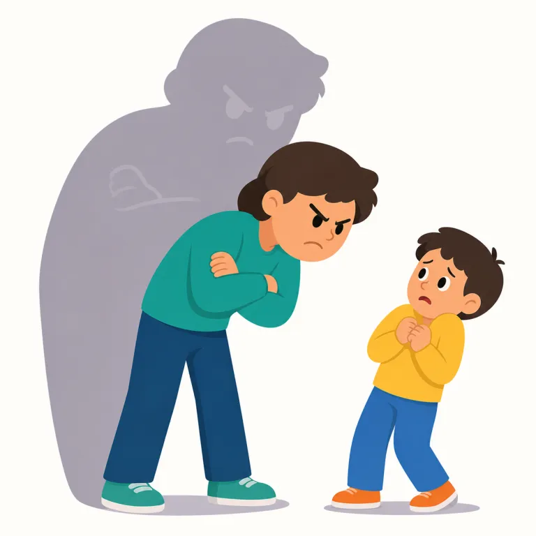 threateningly（脅迫的に・副詞）の覚え方イラスト — threat は「脅威」、threaten は「脅す」、そこに -ly が付いた threateningly は「脅すように」と考えられます