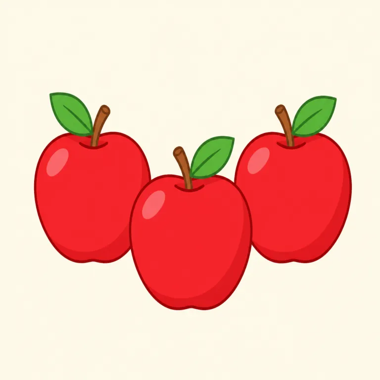 three（3つ・名詞）の覚え方イラスト — one, two, three の並びでまず固定して覚えると、単独でも出しやすくなります