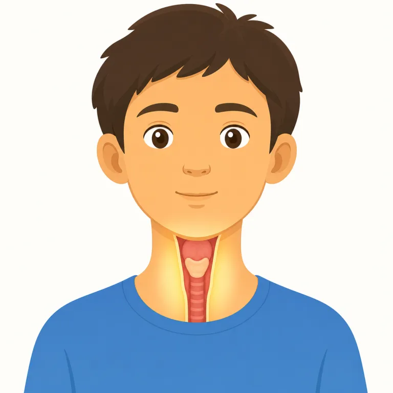 throat（喉・名詞）の覚え方イラスト — 「喉そのもの」を指す基本語