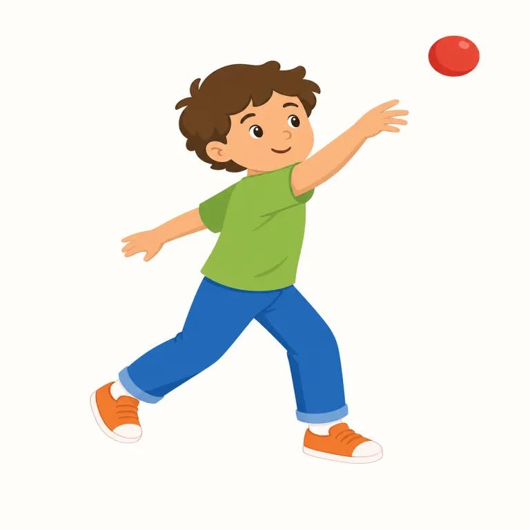 throw（投げる・動詞）の覚え方イラスト — throw は「手から離して飛ばす」感覚を軸に覚えると整理しやすい語です