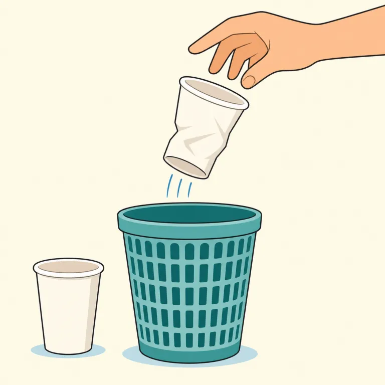 throwaway（何気ない、使い捨ての・形容詞）の覚え方イラスト — throw away という基本句をそのまま形容詞にした語だと見ると覚えやすいです