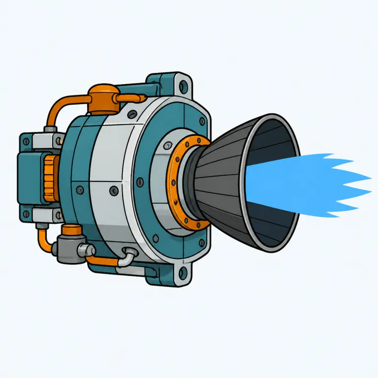 thruster（推進器、スラスター・noun）の覚え方イラスト