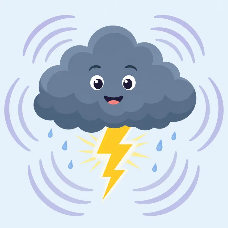thunderの覚え方イラスト