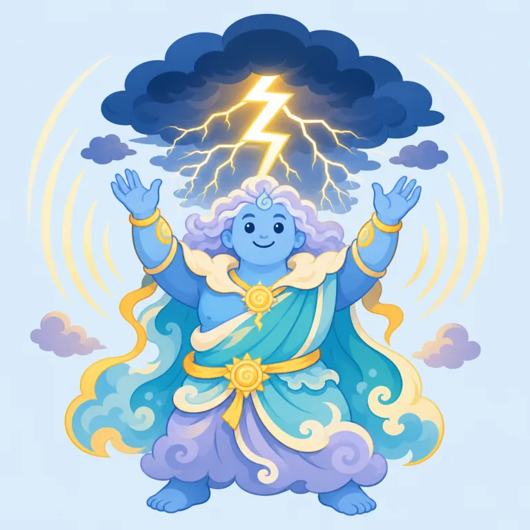 thunderer（雷鳴を轟かす者・名詞）の覚え方イラスト — まず知っている語 thunder を軸にすると覚えやすいです