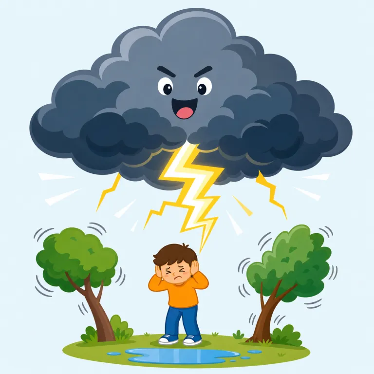 thunderousの覚え方イラスト