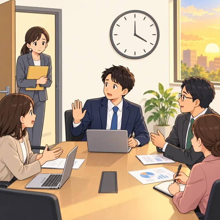 tie up（手をふさぐ・phrasal_verb）の覚え方イラスト